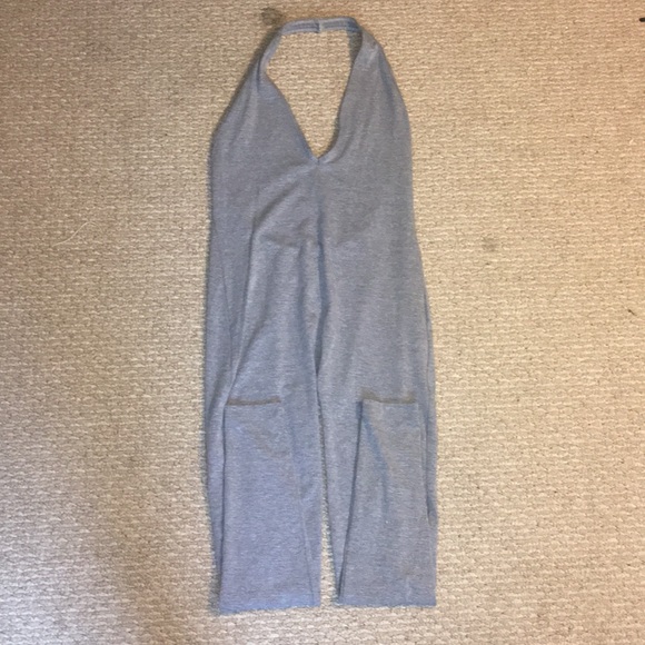 American Apparel Other - American Apparel Gray Halter Jumpsuit Low back M